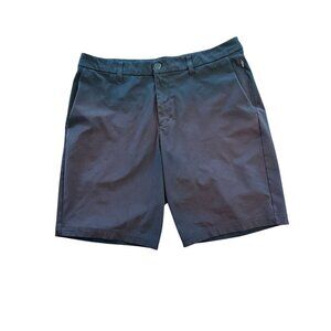 Lululemon Mens Tailored Chino Shorts Zip Fly Button Closure & Pockets Size 34